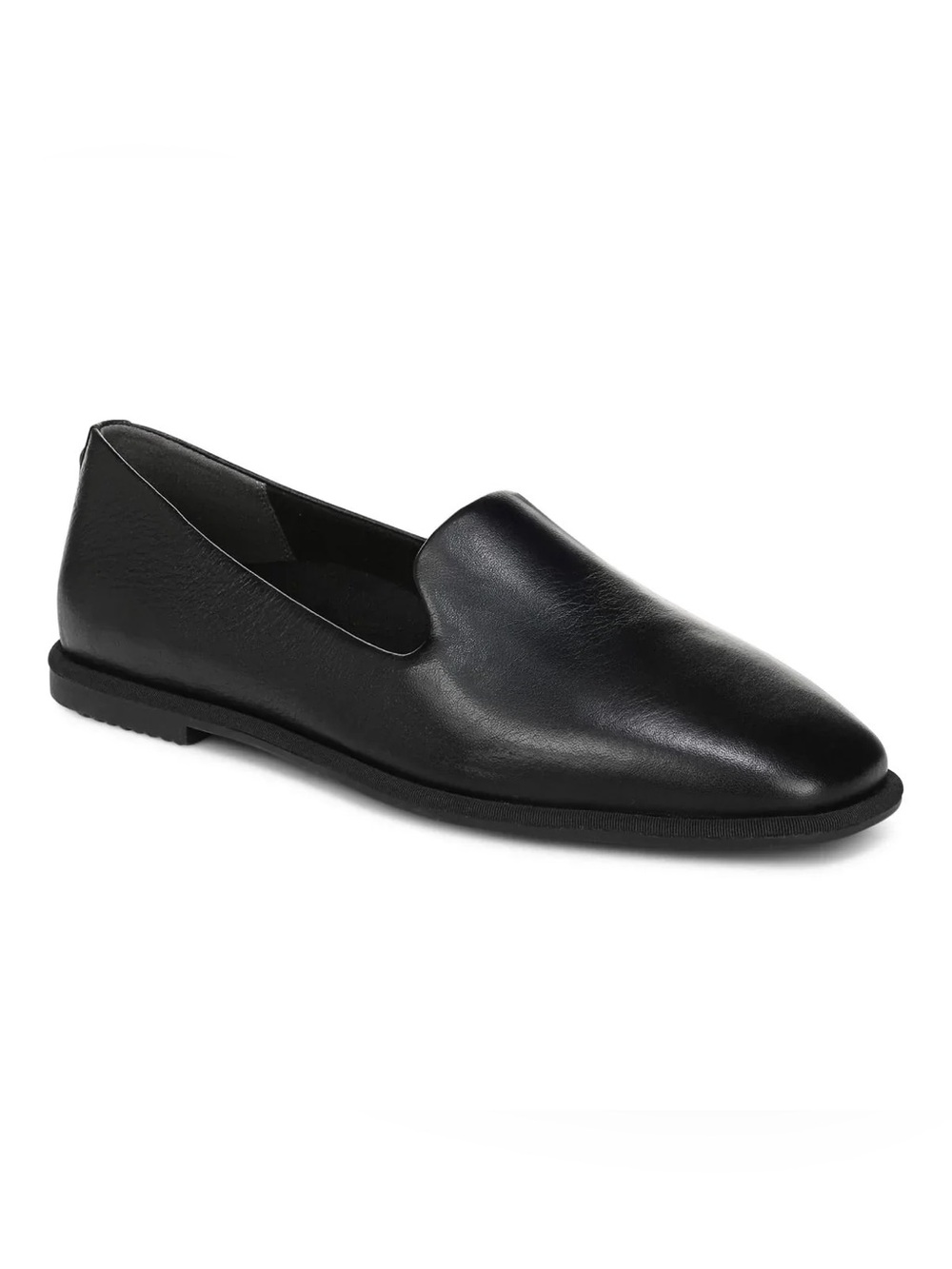 Vionic Willa 2.0 Slip On Flats Loafers Black Leather Size 8.5 M